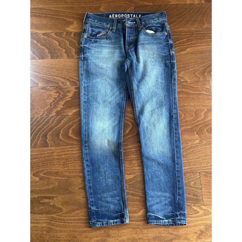 Aeropostale Womens Rivington Skinny Jeans Size 27/28 Medium Wash NWT - Picture 11 of 12